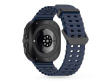   Tech-Protect IconBand Pro - Samsung Galaxy Watch Ultra (47 mm-es) szilikon sportszíj - sötétkék