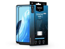   Oppo Reno7 Lite/Reno8 Lite edzett üveg képernyővédő fólia - MyScreen Protector  Diamond Glass Lite Edge2.5D Full Glue - fekete