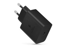 Samsung gyári USB hálózati töltő adapter Type-C bemenettel - 45W - EP-TA845XBEG PD.3.0 Super Fast Charging 2.0 - fekete (ECO csomagolás)