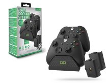   Venom VS2881 Xbox Series S/X&One fekete dupla töltőállomás + 2 db akkumulátor